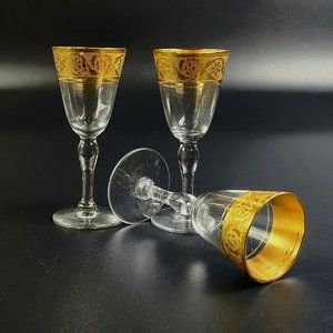 Vintage-Cordial Glass Rambler Rose Clear (Stem 14196) by TIFFIN-FRANCISCAN-3